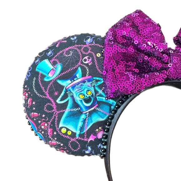 Women’s Handmade Disney Inspired HAUNTED MANSION Minnie Ears - NWOT - Picture 2 of 6
